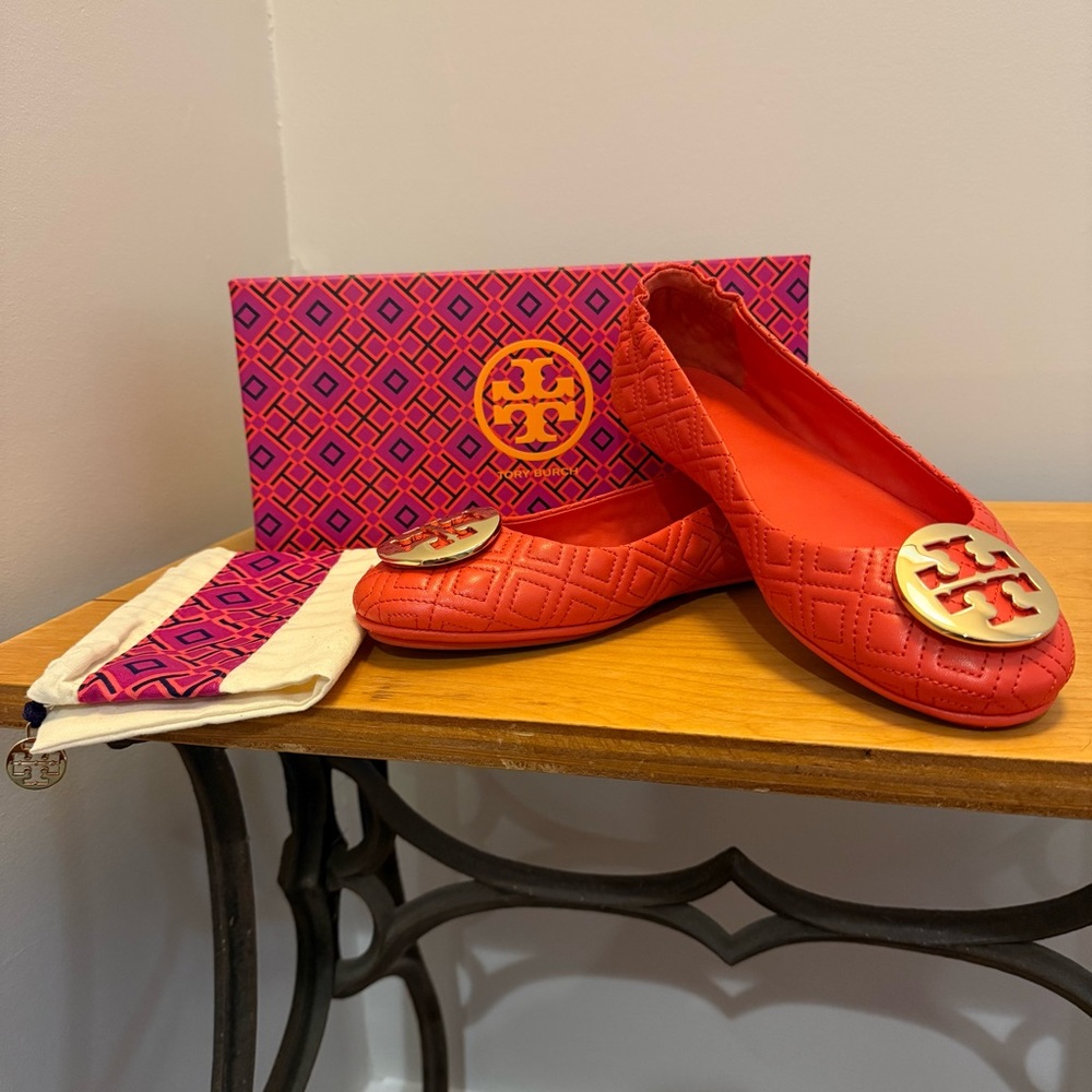 Tory Burch Minnie Quilted Flats